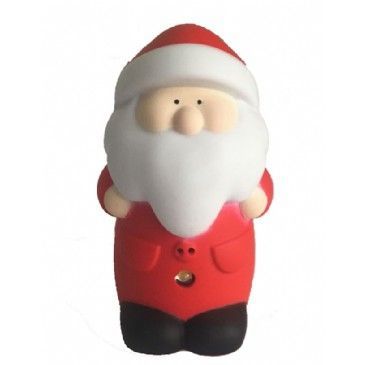 HL2119 圣诞老人 LED发声发光手电钥匙扣 包包、手机挂件小礼品